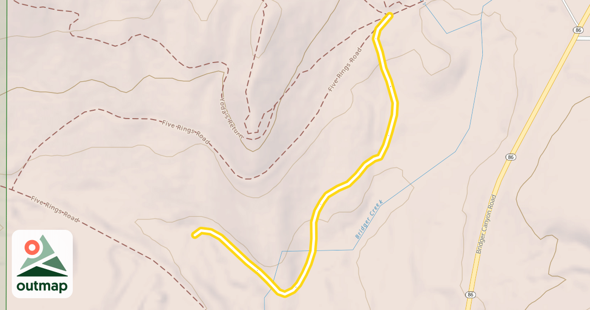 Map of Crosscut Return
