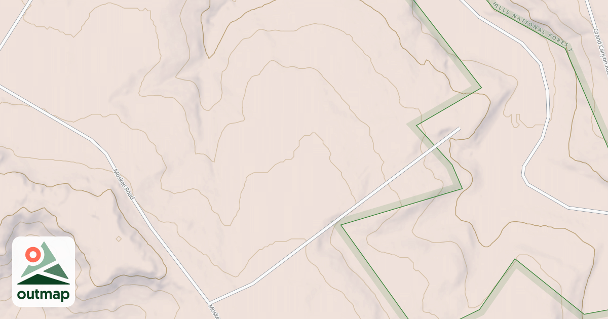 Map of MOSKEE BRANCH 2D