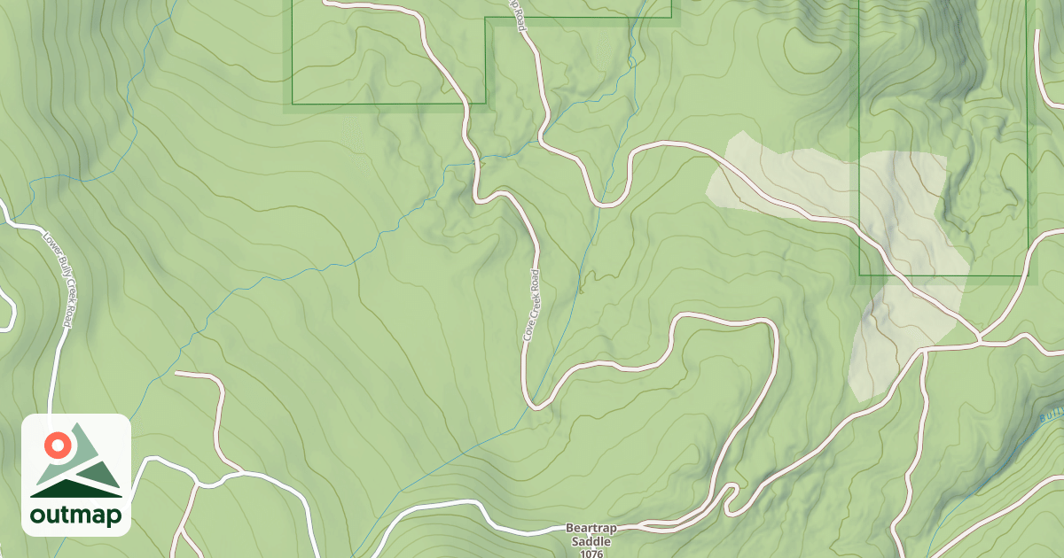 Map of COVE CR