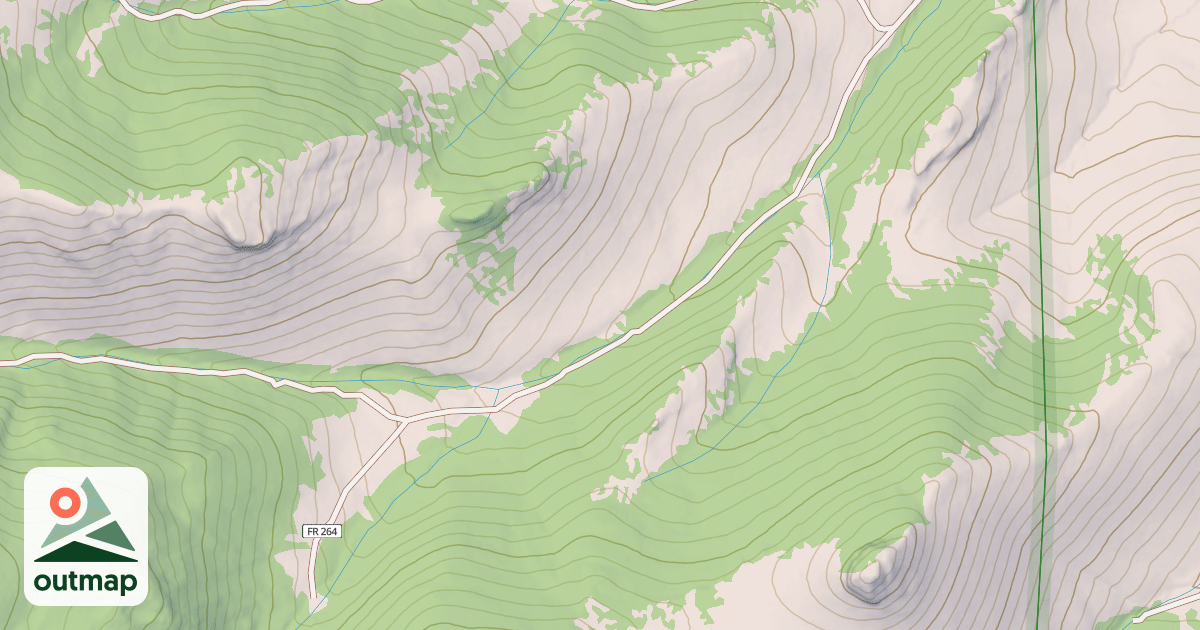 Map of DRY CR