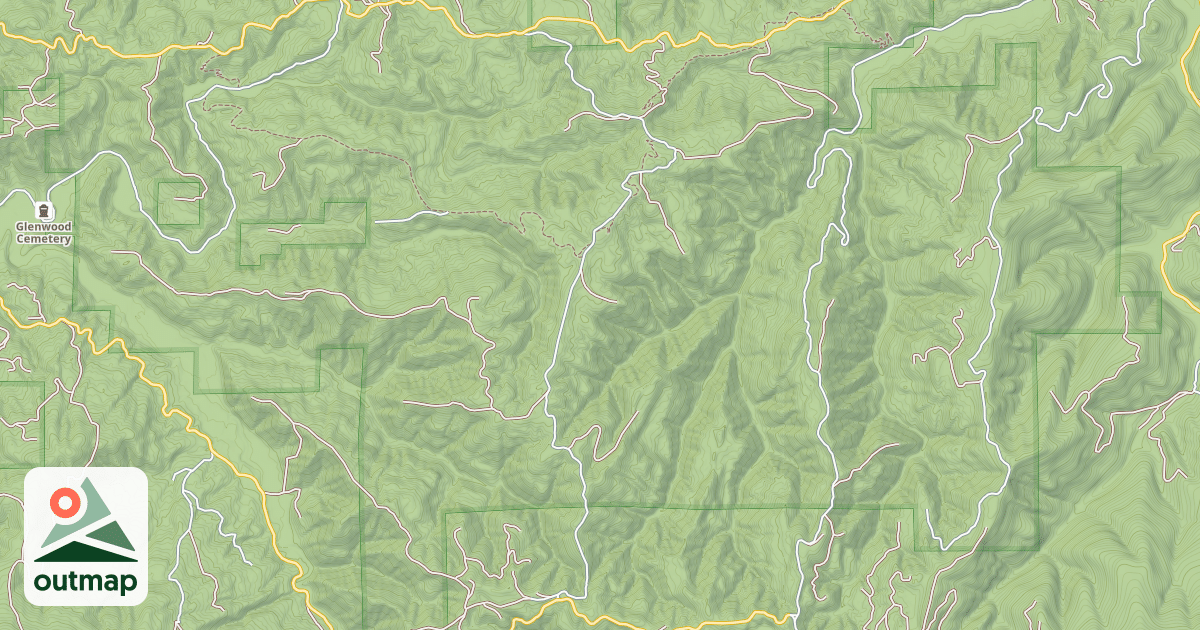 Map of BULL RUN