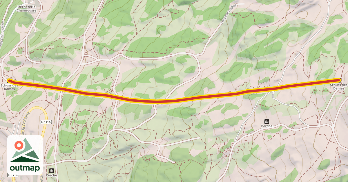 Map of Schuss des Dames