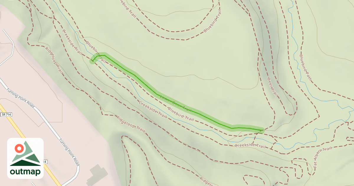 Map of Lower Deer Trail