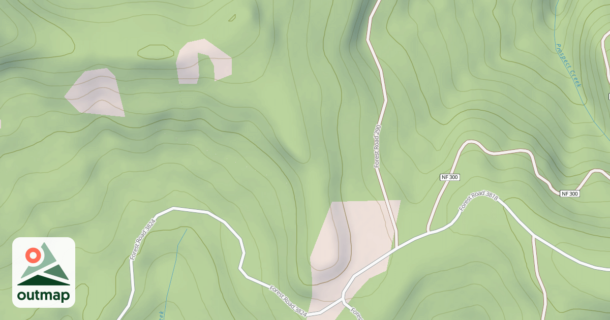 Map of BUTTE SPRINGS T.S.