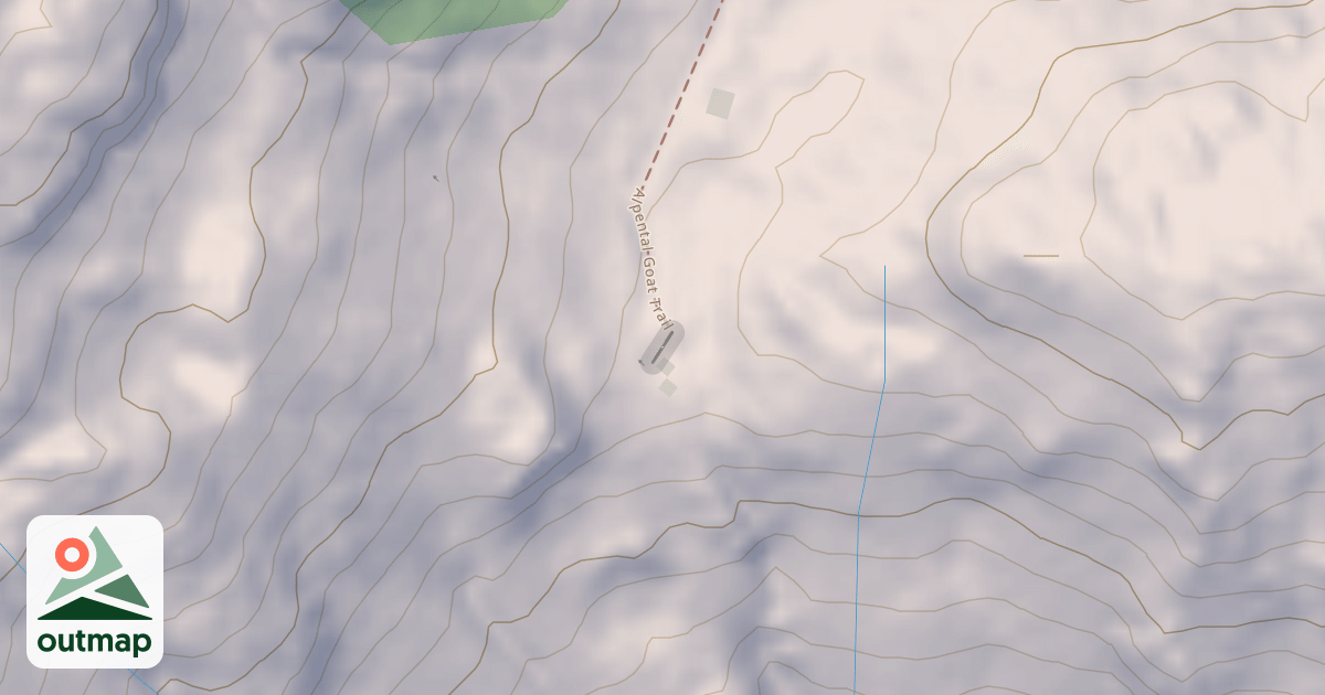 Map of Alpental Goat Trail