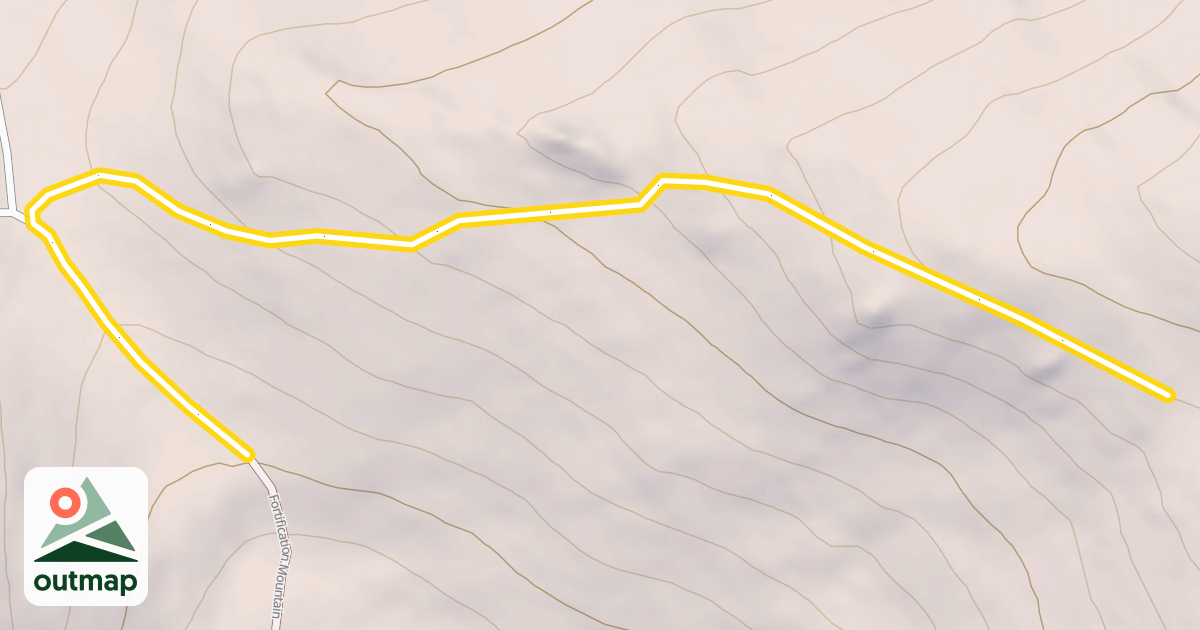 Map of White Pine-Fortification Mountain