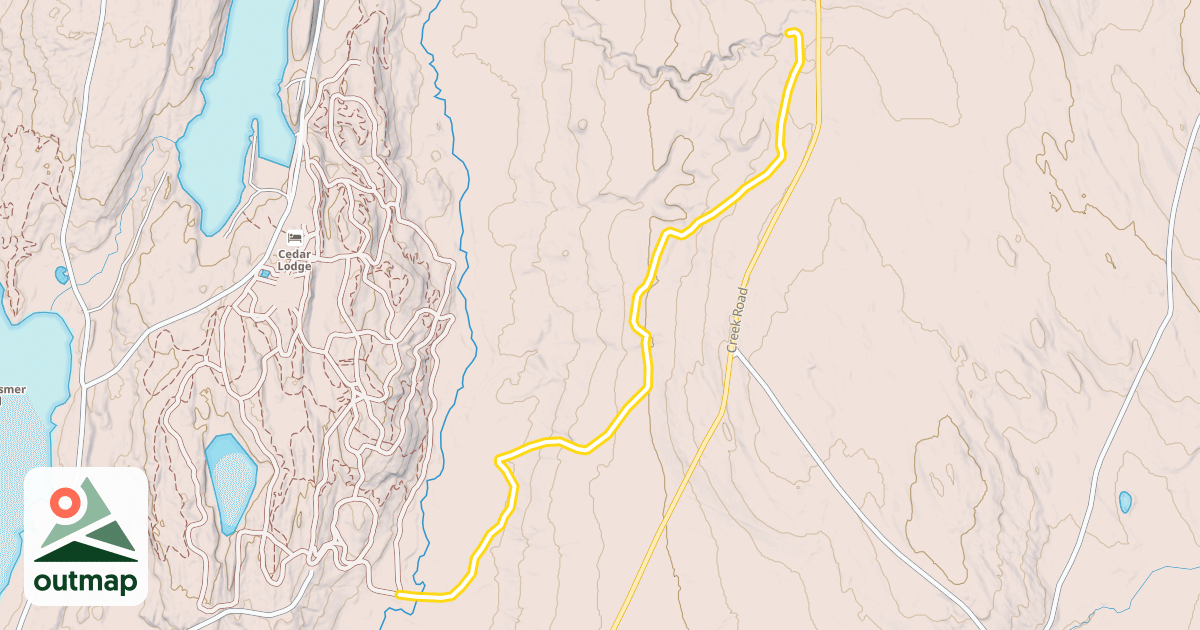 Map of Sam's Run