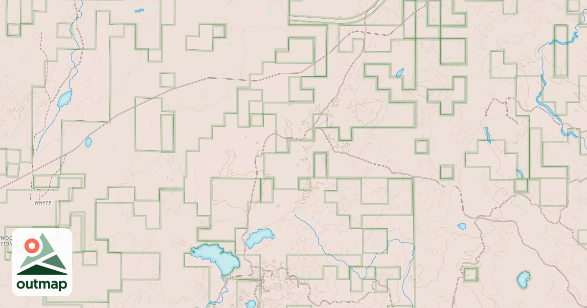 Map of CLOQUET LAKE