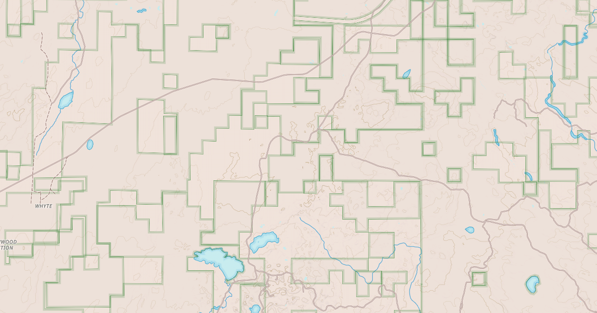 Map preview of CLOQUET LAKE