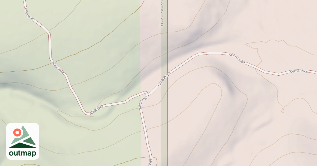 Map of CERRO PELON