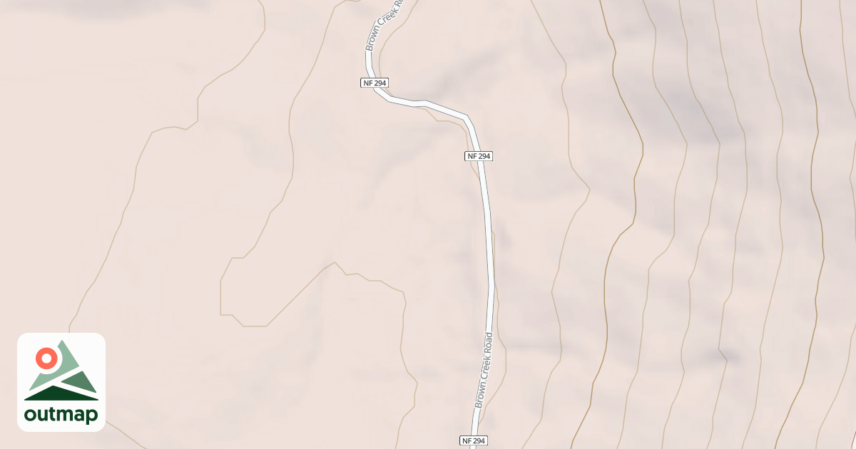 Map of BROWNS CREEK