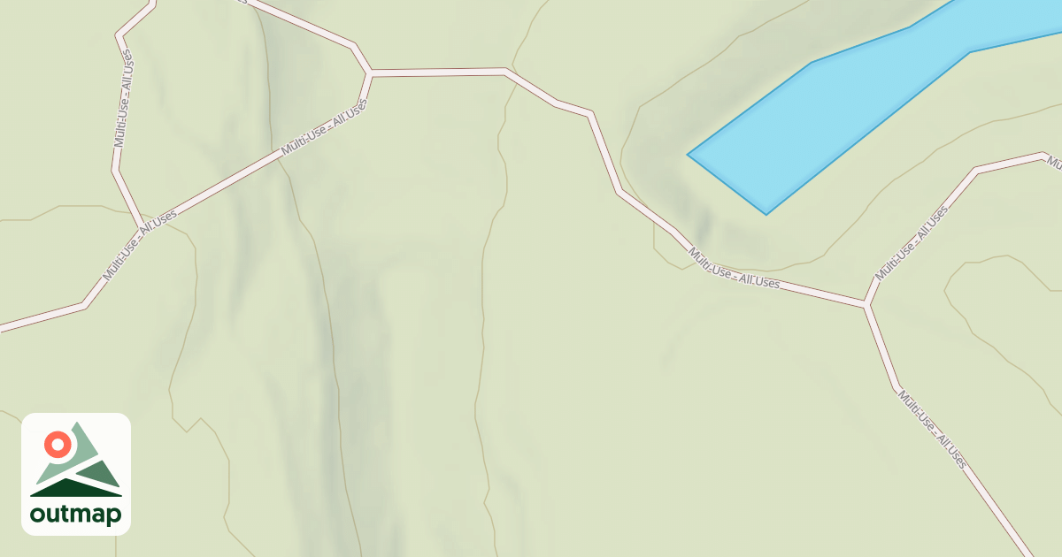 Map of Interlake State Recreation Area Trails