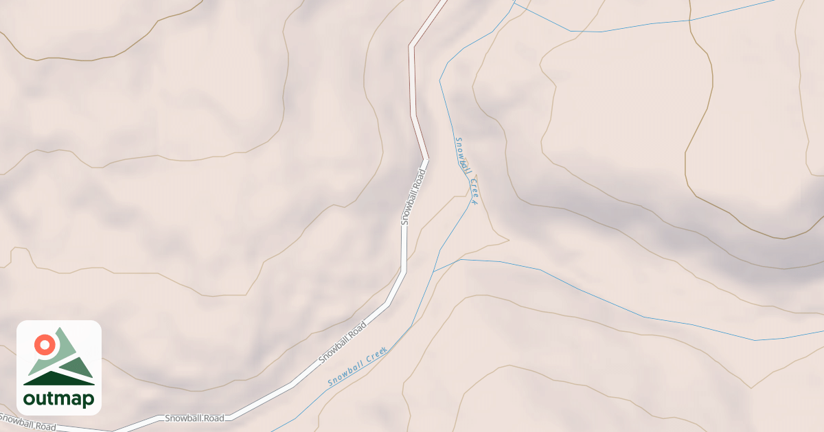 Map of SNOWBALL CRK B