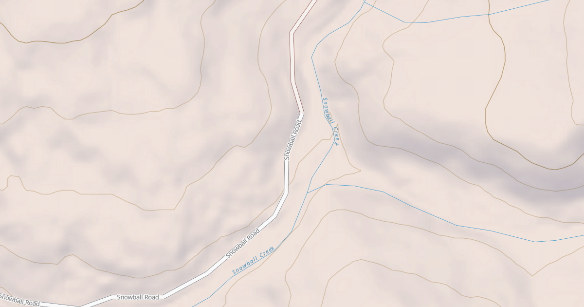 Map preview of SNOWBALL CRK B