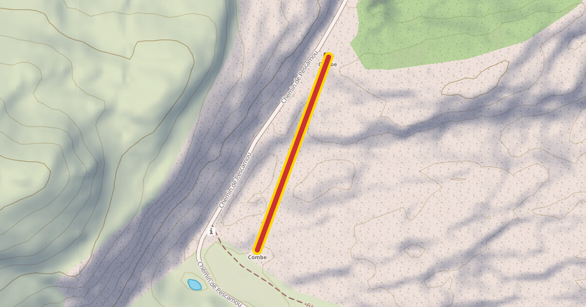 Map preview of Telecorde La Combe