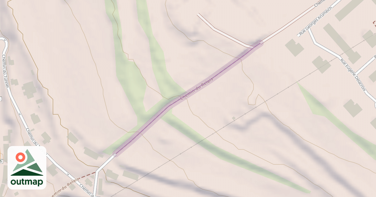 Map of Chemin du Relais