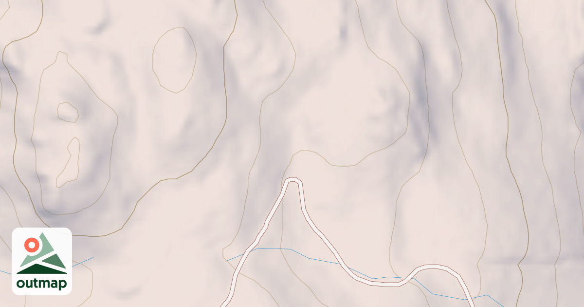 Map of Big Boulder Spur