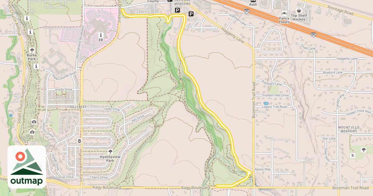 Map of Multi-Use Trails