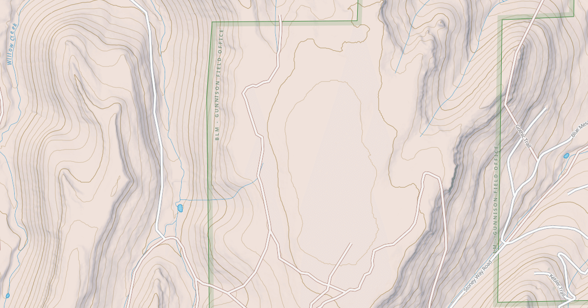 Map preview of BLM National GTLF Public Motorized Roads 643d0289-398e-4e11-8e57-a267045a2191