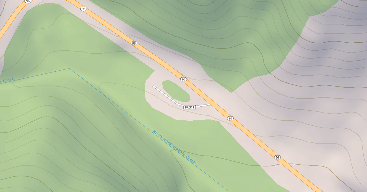 Map preview of RATTLESNAKE GULCH