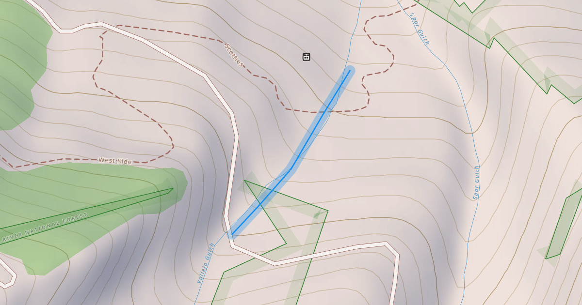 Map preview of Upper Little Nell