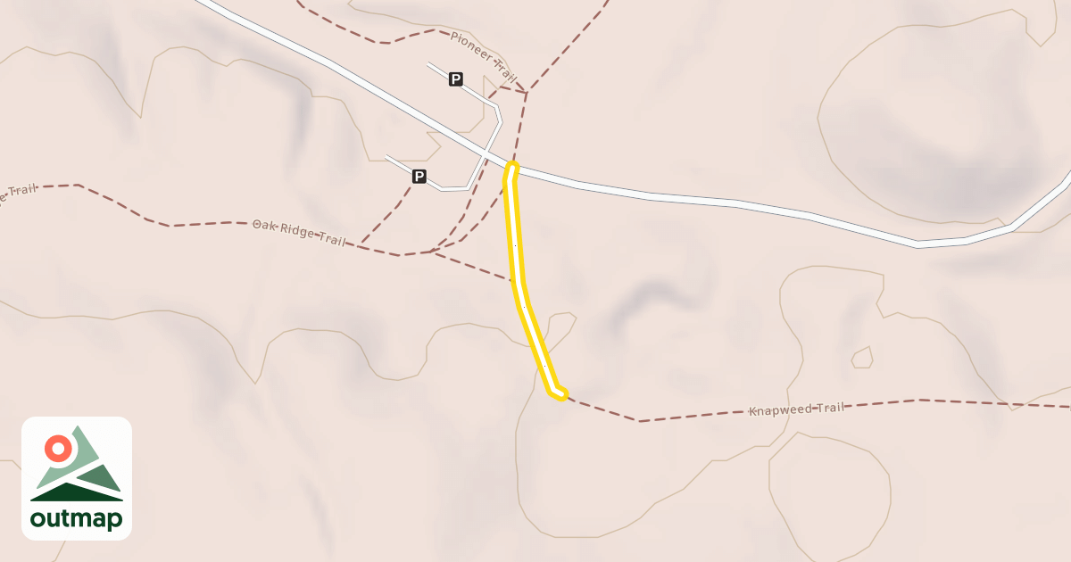 Map of Knapweed Trail
