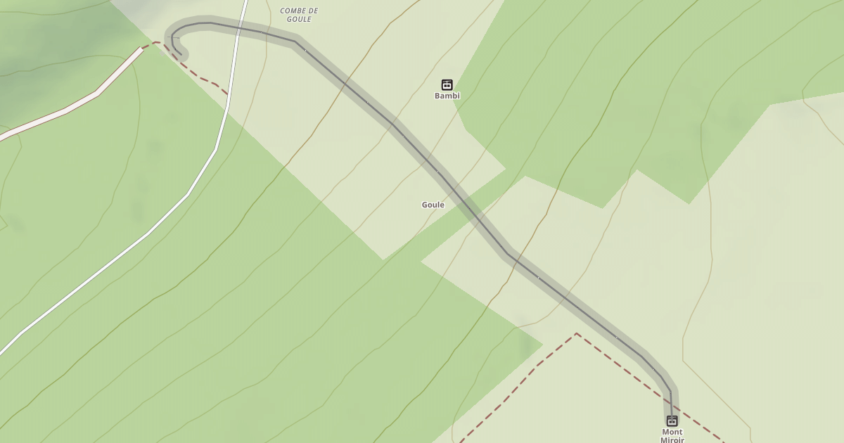 Map preview of Mont Miroir
