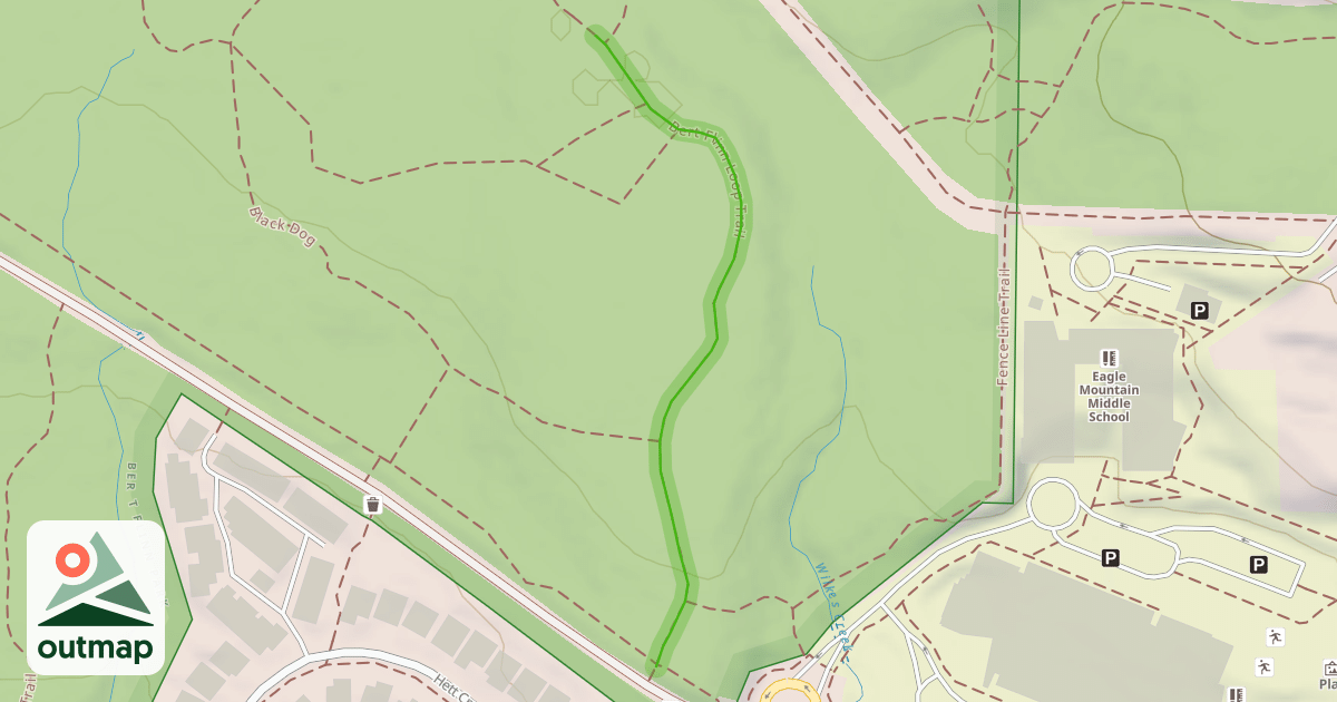 Map of Bert Flinn Loop Trail