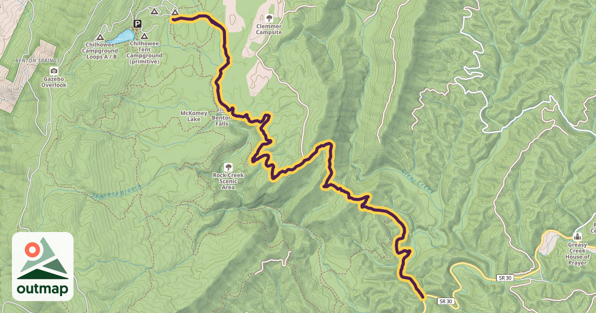 Map of Clear Creek Trail No. 379