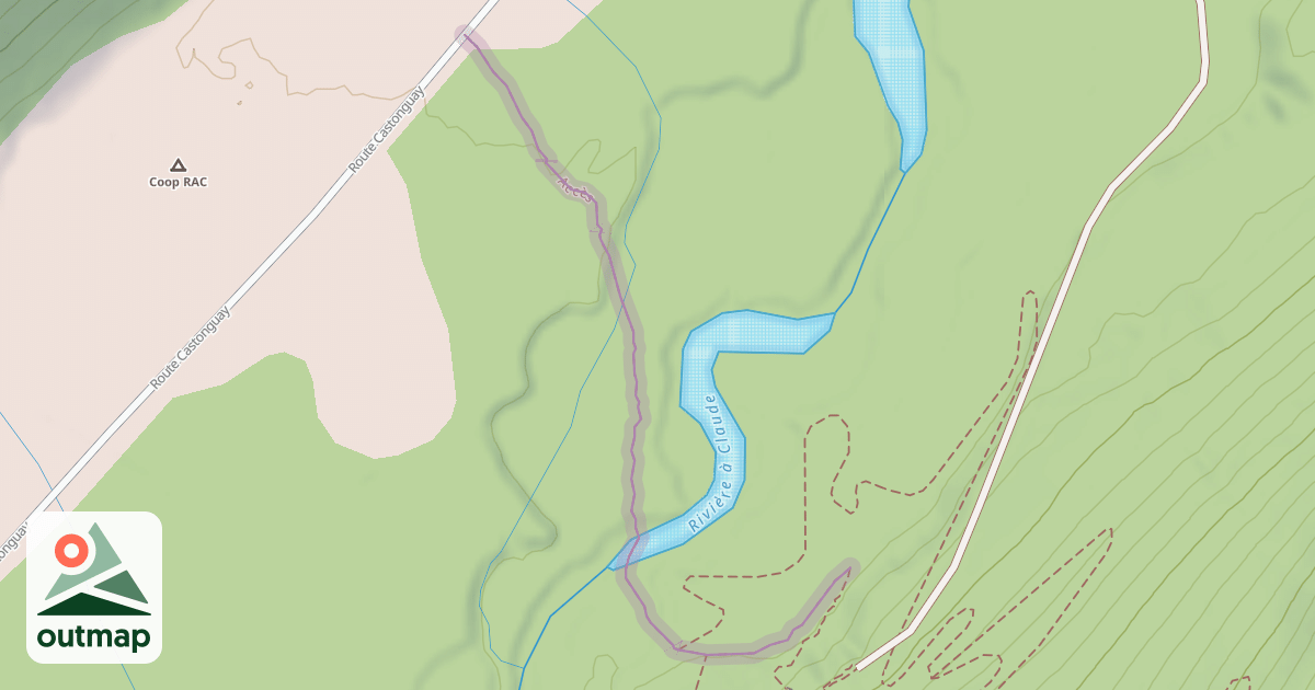 Map of Accès