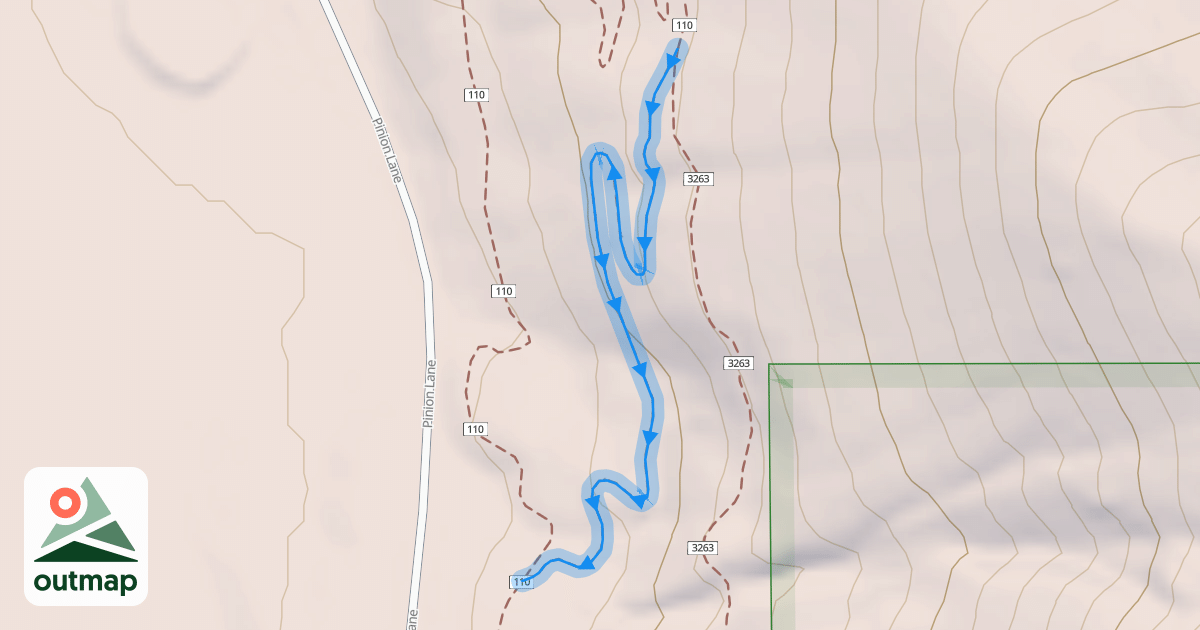 Map of Barrel Racer Trail