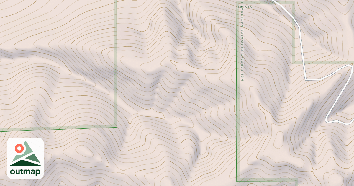 Map of Palouse - Ohv - Ruby Cr C