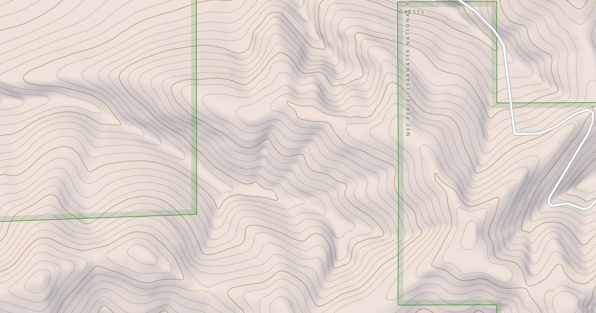 Map preview of Palouse - Ohv - Ruby Cr C
