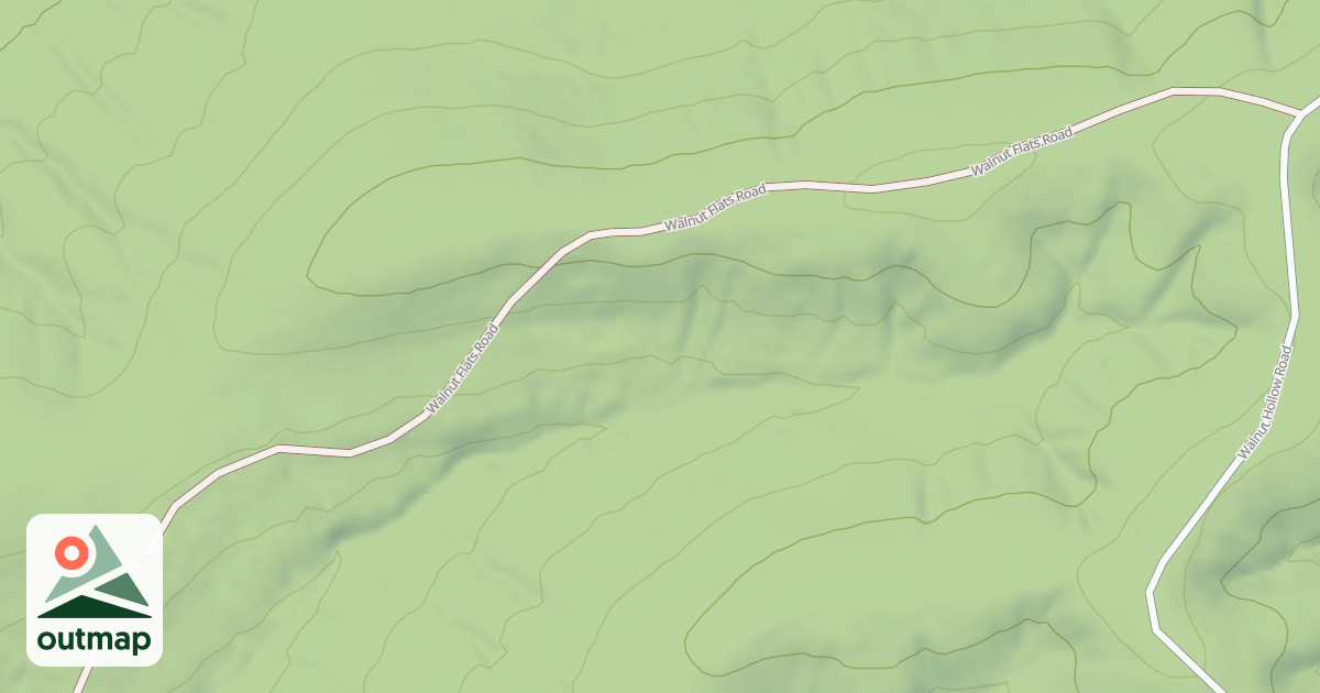 Map of WALNUT FLATS