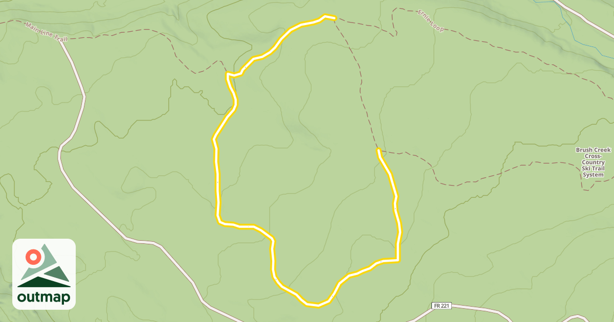Map of Slash Ridge Loop