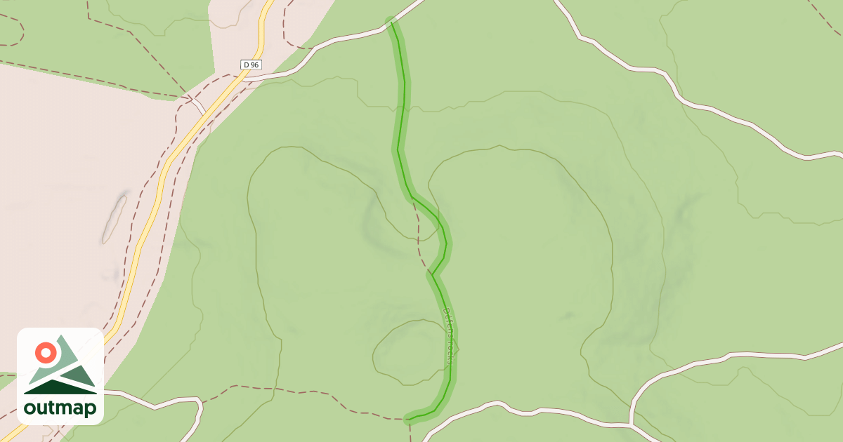 Map of Défens rocks