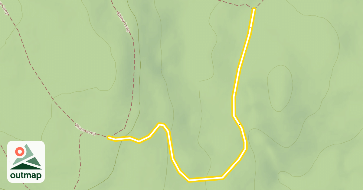 Map of China Ridge Trail