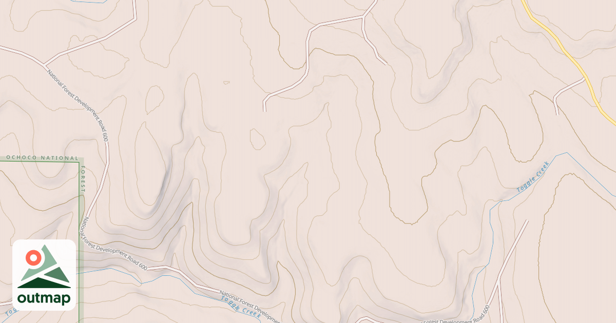 Map of USFS Motor Vehicle Use Map Roads {A6A1BBF8-43C4-4282-A5A1-AF0250809F24}