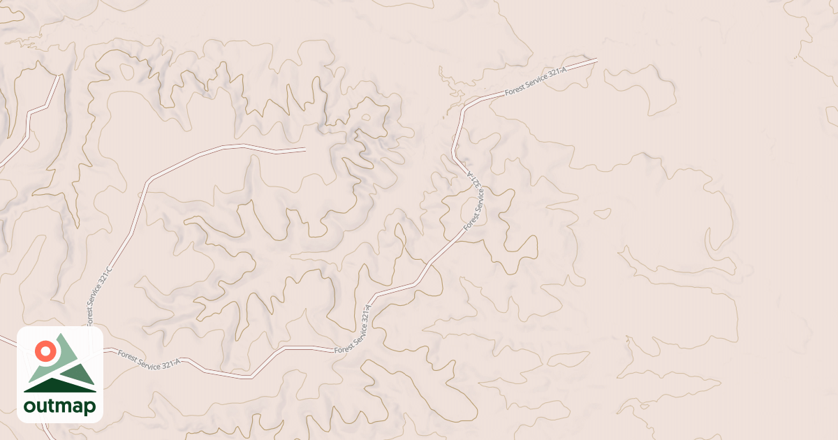 Map of USFS Motor Vehicle Use Map Roads {66B73427-A142-44C9-9C2B-067783038013}