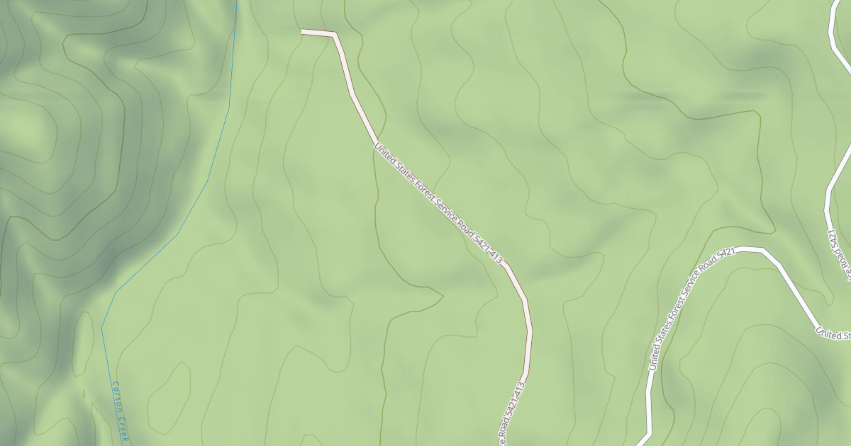 Map preview of USFS Motor Vehicle Use Map Roads {F9E55428-415E-4F2D-9A6C-9DA4E078FD6A}