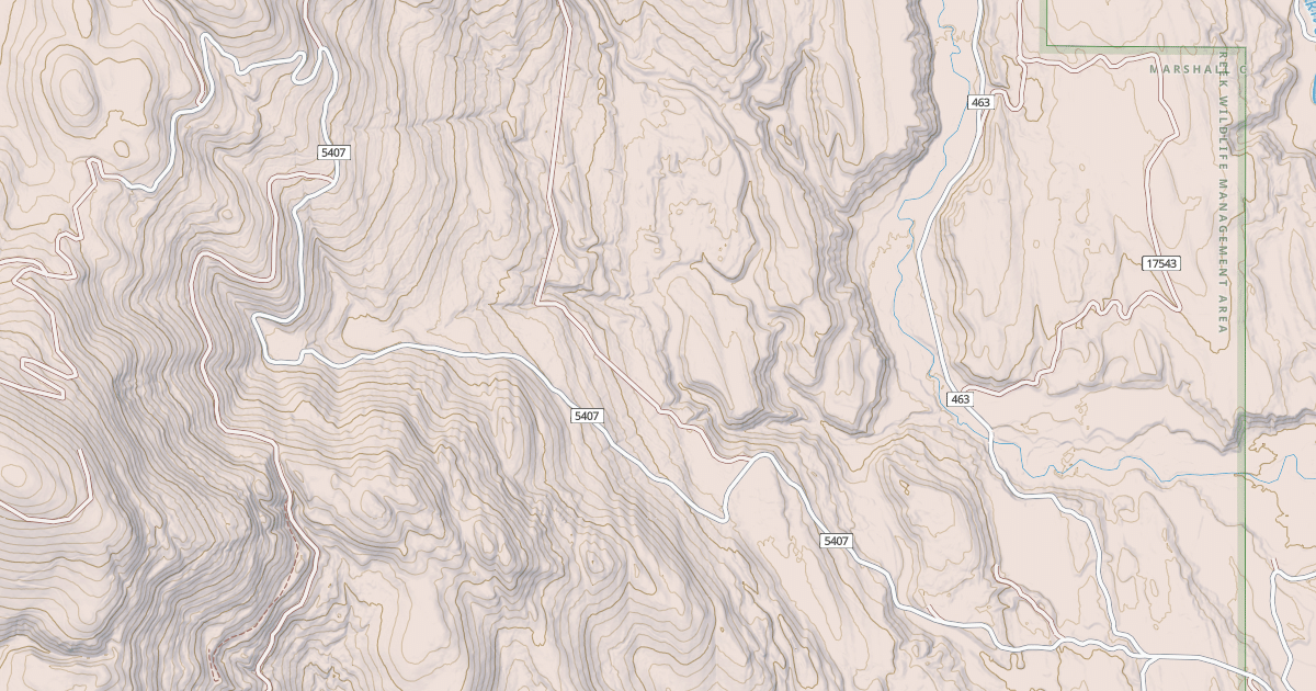 Map preview of HENRY MOUNTAIN