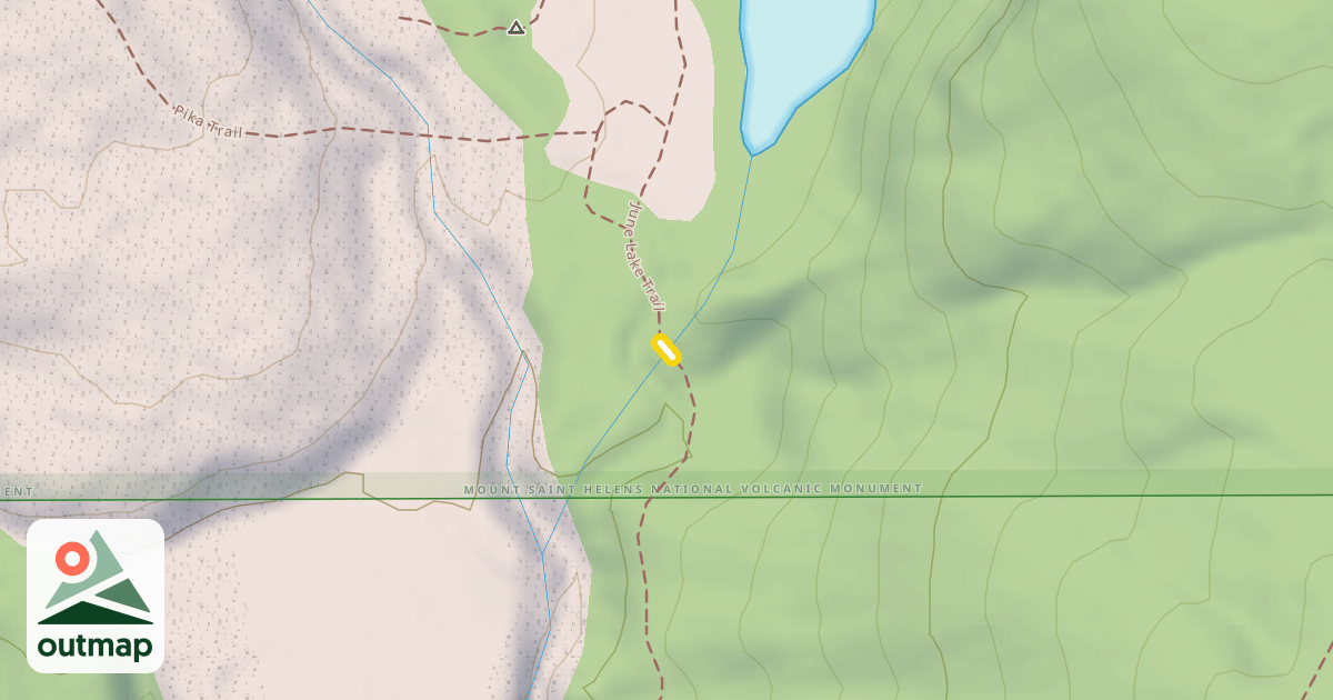 Map of June Lake Trail