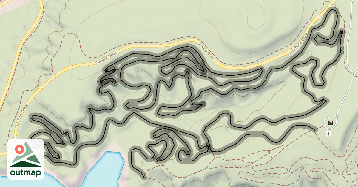 Map of Lone Wolf Loop