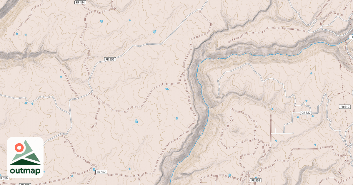 Map of INDIAN RIDGE