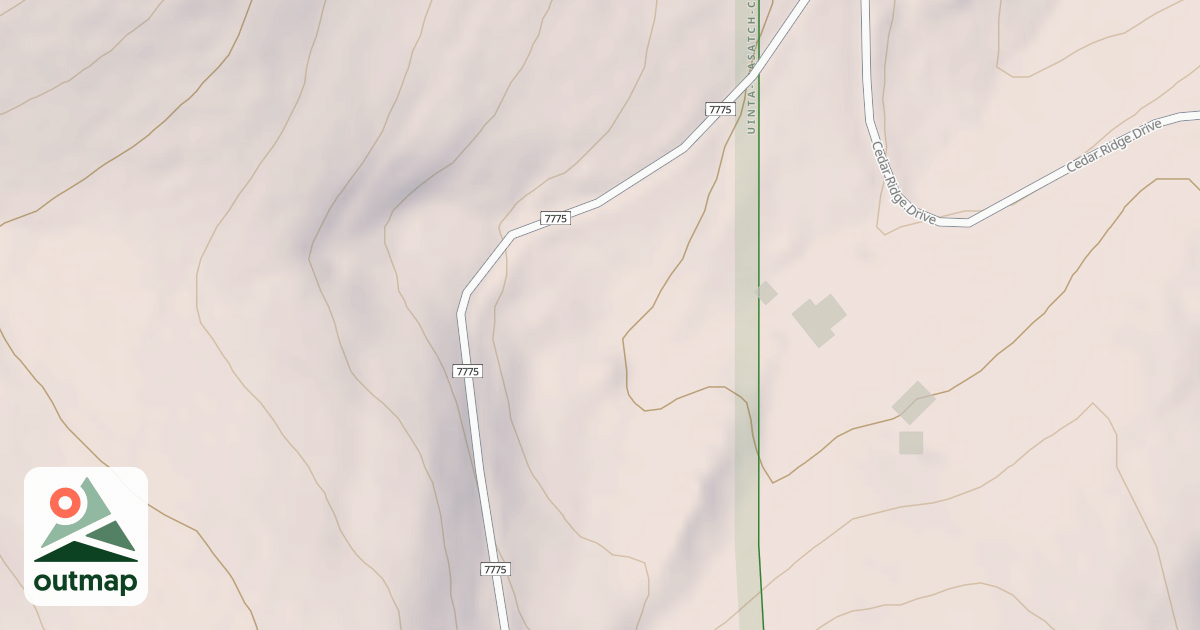 Map of Garden City Canyon Atv