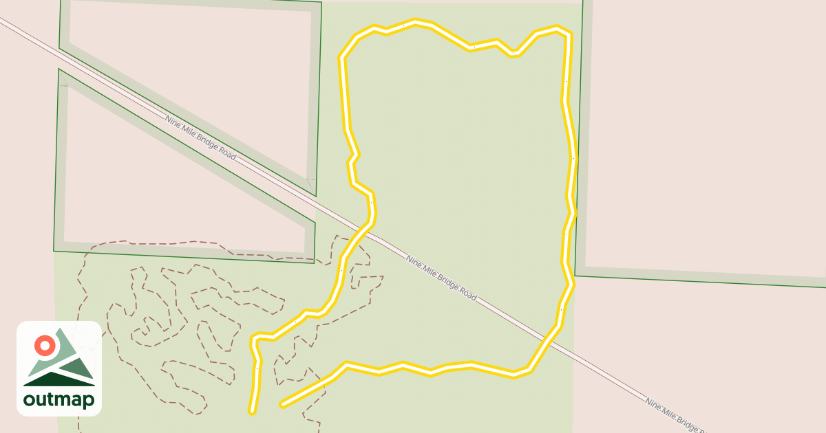 Map of Cross Country Ski Trail