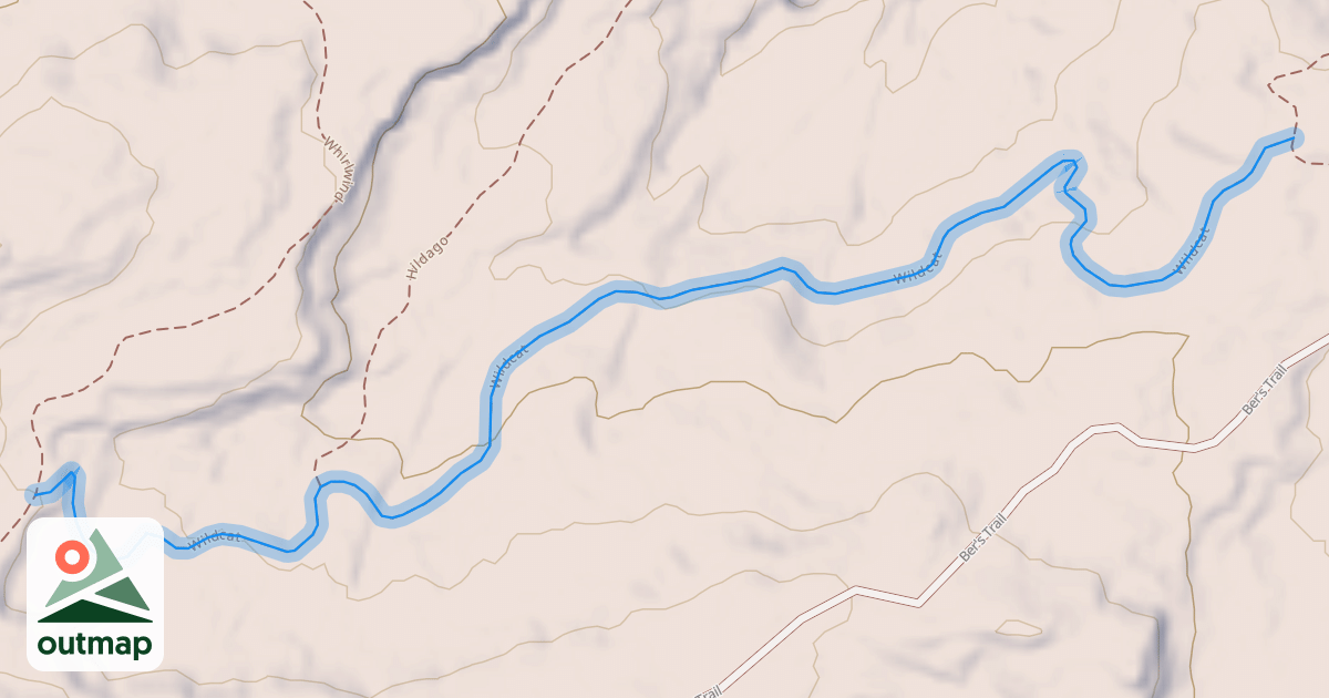 Map of Wildcat Trail