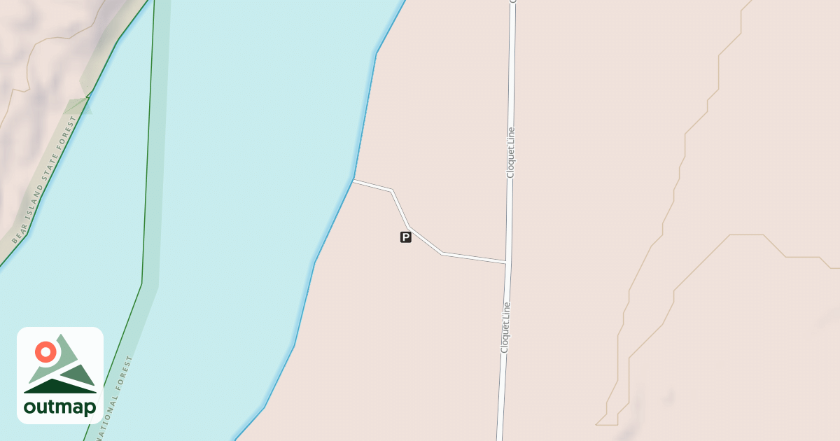Map of CEDAR LAKE ACCESS