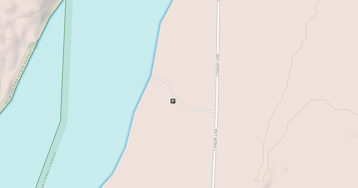 Map preview of CEDAR LAKE ACCESS