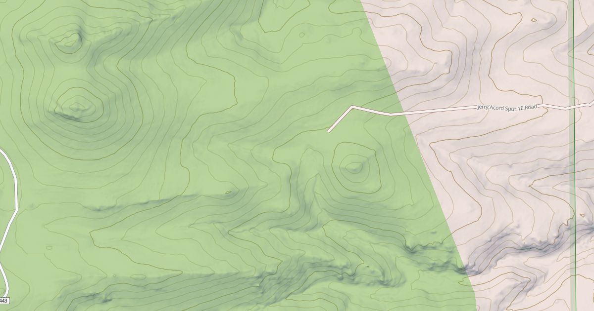 Map preview of JERRY ACORD SPUR 1E